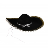Mexikói fekete sombrero felnőtteknek