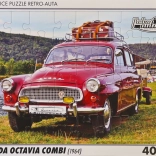 Retro autó Puzzle Škoda Octavia Combi 1964, 40 darab