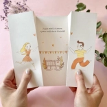 Nyitható üdvözlőkártya nem felfedéséhez – kisfiúnk lesz