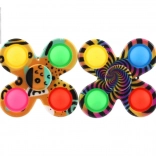 Spinner bubble pop 8 cm zacskóban