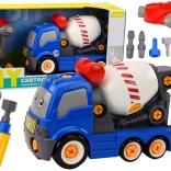 Gyerek csavarozható betonkeverő elektromos fúróval – kék