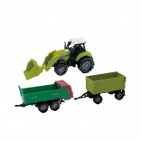 Traktor tartozékokkal, fénnyel és hanggal