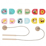 Cubika Hol lakunk – fa fűzős készlet gyerekeknek