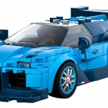 Építőkészlet sportautó 336 darabból – kék