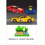 Fém sportautó nyitható ajtókkal és felhúzós funkcióval