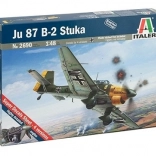 Junkers JU-87 B Stuka repülőgép modell Brit csata