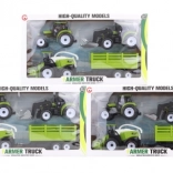 Műanyag mezőgazdasági gépek készlete pótkocsival