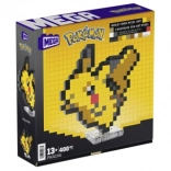 Mega Pokémon Pikachu pixel art – 3D figura építőkészlet