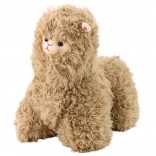 Plüss láma, bézs, 40 cm