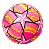 Rózsaszín gumilabda csillagokkal 24 cm