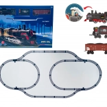 Megaszett gőzmozdony füsttel, fénnyel és hanggal