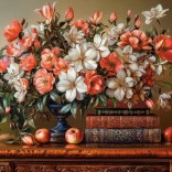 Puzzle Virágos este 1000 darabos CASTORLAND