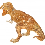 HCM KINZEL 3D kristálykirakó – tyrannoszaurusz, sárga, 49 darab