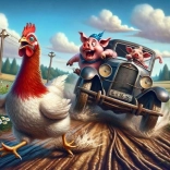 Puzzle ART Menekülés 200 darabos