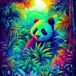 Puzzle Panda sarok 1000 darab