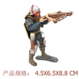 Katonai figura számszeríjjal 9 cm