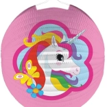 Lampion egyszarvú motívummal