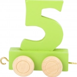 Faszállító vagón fa vasúthoz - Számjegy 5