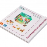 Mágneses puzzle könyvecske - Erdő állatai