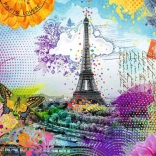 Puzzle Párizsi képeslap 500 darabból a Ravensburger-től