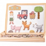 Mágneses és szárazon törölhető tábla gyerekeknek