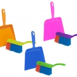 DOHÁNY gyerek takarítókészlet lapáttal és kefével (vegyes színek)