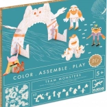 DJECO 3D szörnykészlet Team Monsters