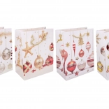 Ajándéktasak M 26 × 32 × 10 cm Karácsony