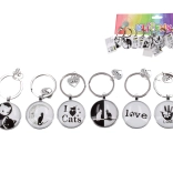 Kerek Macska Élet kulcstartó