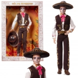 Barbie Ken gyűjtői baba Dia de Muertos