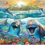 Nevető Delfinek XL 260 darabos Puzzle