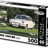 RETRO-AUTA kirakó Škoda 1000 MB (1965) 500 darab
