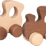 Goki fából készült kisvonat