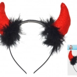 Műanyag ördögszarvak karneválra