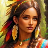 ENJOY kirakó Indián lány 1000 darab