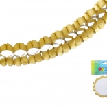 Arany papírgirland 3,6 m