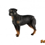 Rottweiler műanyag kutyafigura 8cm
