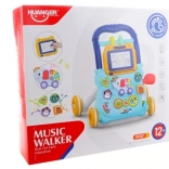 Gyermek járássegítő aktivitásokkal, elemmel működő