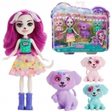 Enchantimals babák Dessa Dalmatian cuki dalmata családdal