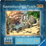 Ravensburger EXIT Puzzle Kids – Kalózkaland 368 darabbal