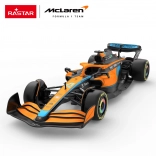 Fém modell 1:24 MCLAREN F1 MCL36 narancssárga Rastar