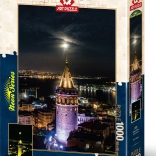 Világító puzzle - Galata torony 1000 darabos