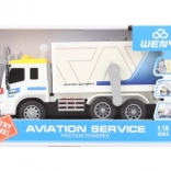 Akkumulátoros repülőtéri teherautó