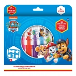 Fújó filcek sablonnal PAW PATROL, 10 db, doboz 20 × 19 cm