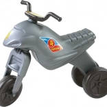 Super Bike maxi háromkerekű futóbicikli, ezüst, 48 cm