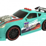 Versenyautó effektekkel, 21 cm