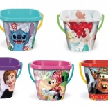Négyzet alakú gyermek vödör 2 l DISNEY motívumokkal, műanyag, vegyes minták 19 × 17 cm