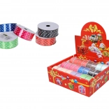 Szatén szalag pöttyökkel 2,5 cm x 2,7 m