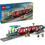 LEGO City városi villamos állomással