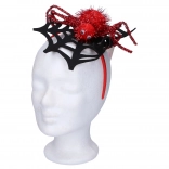 Fejpánt pókhálóval és pókkal